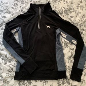 VS PINK Quarter Zip Sweater